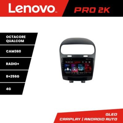 Navigatie Fiat Freemont Dodge Journey 2012-2019 Android radio gps internet 8 core QLED 2K 8+256 360 Lenovo