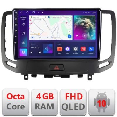 Navigatie Infiniti G35 G37 2006-2013 Android radio gps internet quad core 4+64 carplay android auto KIT-G25+EDT-E309v3