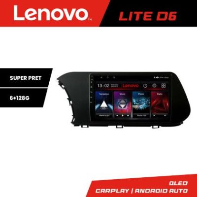 Navigatie Hyundai I20 2020- Lenovo Kit-i20 8 core 6+128 GB Android Waze USB Navigatie Internet Youtube Radio