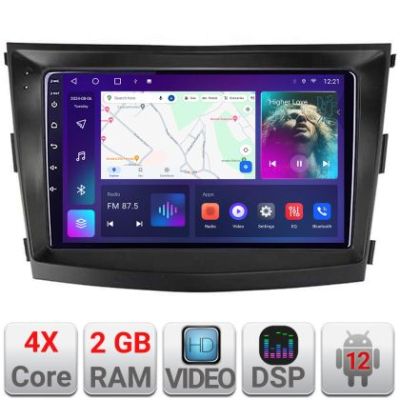 Navigatie SsangYong Tivoli 2015-2019 Android radio gps internet 2+32 kit-tivoli2015+EDT-E209