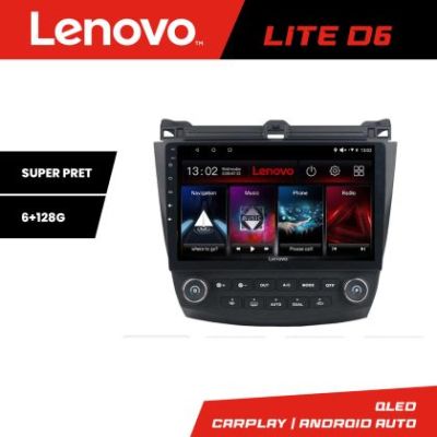 Navigatie Honda Accord 2004-2008 Lenovo Kit-ACCORD cu Android Radio Bluetooth Internet 8 core 6+128