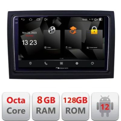 Navigatie Fiat ducato 2006- 5960Pro-DUCATO Android Octa Core Qualcomm 2K Qled 8+128 DTS DSP 360 4G Optical v2