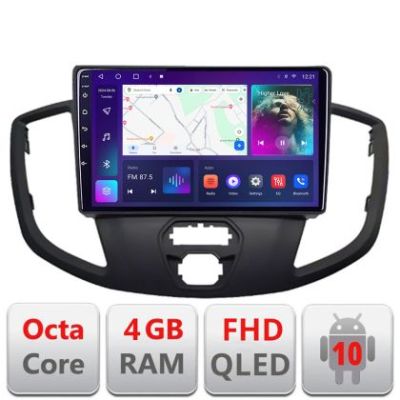 Navigatie Ford Transit V363 2015-2021 Android radio gps internet quad core 4+64 carplay android auto Kit-custom+EDT-E309v3