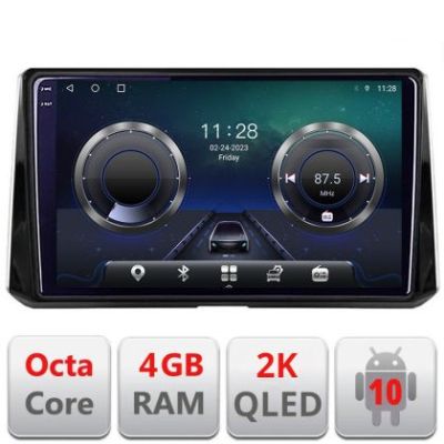 Navigatie Toyota Corolla 2019- C-388-levin Android Octa Core Ecran 2K QLED GPS 4G 4+32GB 360 kit-388-levin+EDT-E410-2K