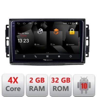 Navigatie Chrysler Jeep 5230-202 Android Ecran 720P Quad Core 2+32 carplay android auto