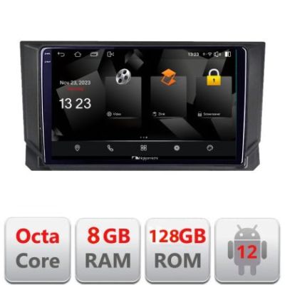 Navigatie Seat Arona Android Octa Core Qualcomm 2K Qled 8+128 DTS DSP 360 4G Optical