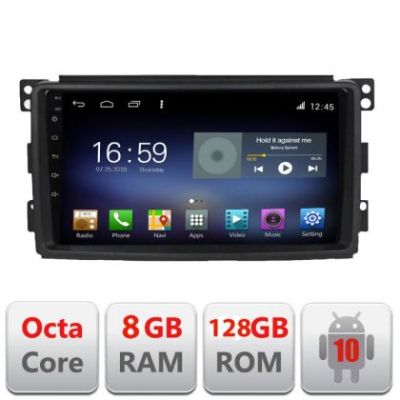 Navigatie Smart 2005-2010 F-Smart05 Octa Core cu Android Radio Bluetooth Internet GPS WIFI DSP 8+128GB 4G