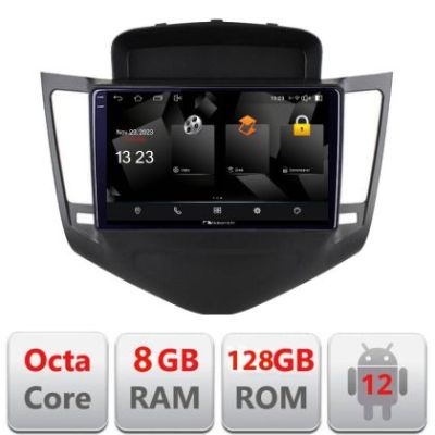 Navigatie Chevrolet Cruze 5960Pro-045 Android Octa Core Qualcomm 2K Qled 8+128 DTS DSP 360 4G Optical