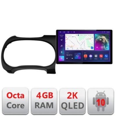 Navigatie dedicata Hyundai I10 2020 N-I10 Edonav ecran 13" 2K 8 si 128 Android Waze USB Navigatie 4G 360 Toslink Youtube Radio KIT