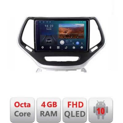 Navigatie Jeep Cherokee 2014-2019 B-248 Android Ecran QLED octa core 4+64 carplay android auto KIT-248+EDT-E310V3