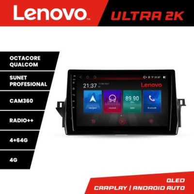 Navigatie Toyota Camry 2021- Lenovo Kit-camry2021 8 core QLED Qualcomm 4+64 360 Android Waze USB Navigatie Internet Youtube Radio