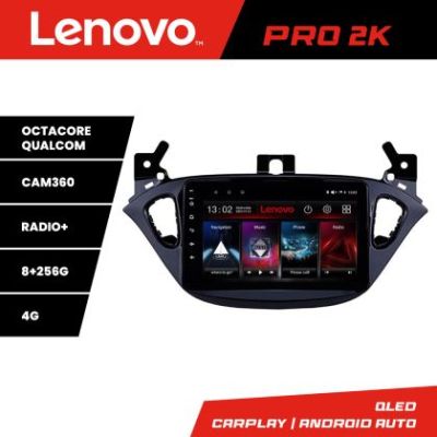 Navigatie Opel Corsa 2013-2016 Lenovo Kit-corsa 8 core QLED 2K 8+256 360 Android Waze USB Navigatie Internet Youtube Radio