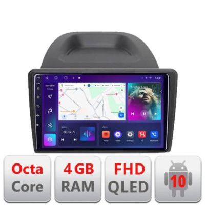 Navigatie Ford Fiesta 2012-2018 B-256 Android Ecran QLED octa core 4+64 carplay android auto KIT-256+EDT-E309V3