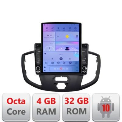 Navigatie Ford Transit V363 2015-2021 Android radio gps internet Octa Core 4+64 LTE Kit-custom+EDT-E709