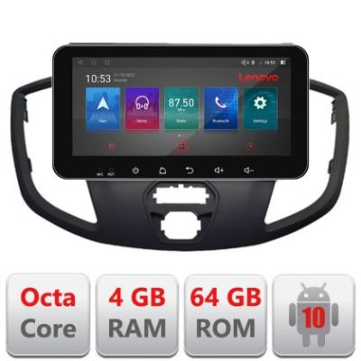 Navigatie Ford Transit V363 2015-2021 Android radio gps internet Octa Core 4+64 LTE ecran de 10.33' wide Kit-custom+EDT-E511-PRO