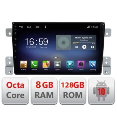 Navigatie Suzuki Grand Vitara Old F-053 Octa Core cu Android Radio Bluetooth Internet GPS WIFI DSP 8+128GB 4G