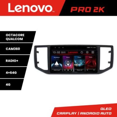 Navigatie vw crafter 2018- Lenovo Kit-CRAFTER 8 core QLED 2K 4+64 360 Android Waze USB Navigatie Internet Youtube Radio