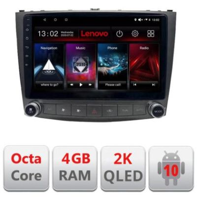 Navigatie Lexus IS 2005-2011 L- IS, Octacore, 4Gb RAM, 64Gb Hdd, 4G, QLED 2K, DSP, Carplay, Bluetooth