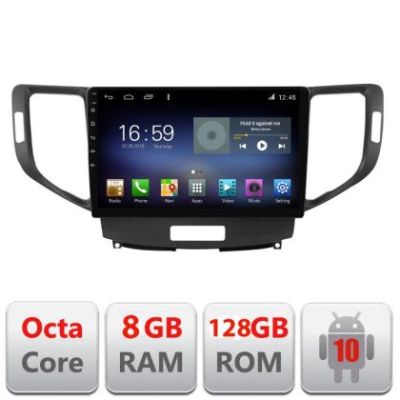 Navigatie Honda Accord 2008-2012 F-8951 Octa Core cu Android Radio Bluetooth Internet GPS WIFI DSP 8+128GB 4G