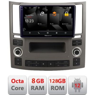 Navigatie Infiniti FX45 2007-2009 Android radio gps internet octa core 8+128 carplay android auto