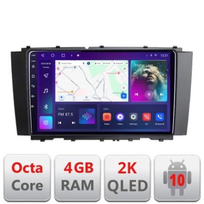 Navigatie Mercedes CLK W209 Android ecran Qled 2K Octa core 4+32 Kit-w209+EDT-E409-2K