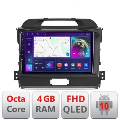 Navigatie Kia Sportage 2010- B-325 Android Ecran QLED octa core 4+64 carplay android auto KIT-325+EDT-E309V3