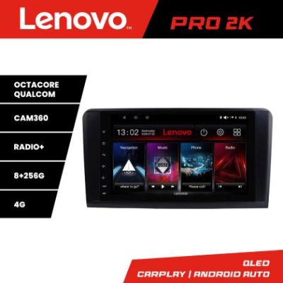 Navigatie Mercedes ML GL Lenovo Kit-213 8 core QLED 2K 8+256 360 Android Waze USB Navigatie Internet Youtube Radio