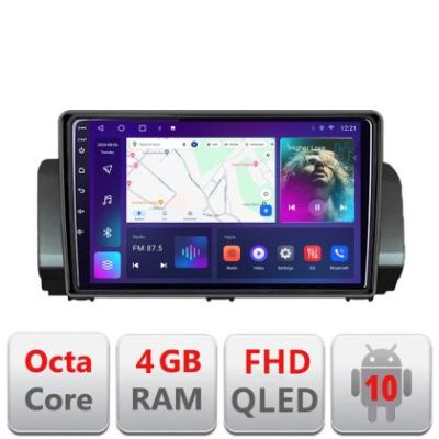 Navigatie Dacia Logan Sandero Jogger LOGAN-2022 Android Ecran QLED octa core 4+64 carplay android auto KIT-LOGAN-2022+EDT-E309V3