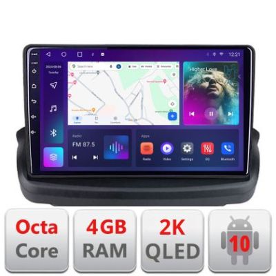 Navigatie HHyundai Genesis Android Octa Core Ecran 2K QLED GPS 4G 4+32GB 360 KIT-GENESYS+EDT-E409-2K