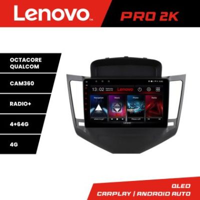 Navigatie Chevrolet Cruze Lenovo Kit-045 8 core QLED 2K 4+64 360 Android Waze USB Navigatie Internet Youtube Radio