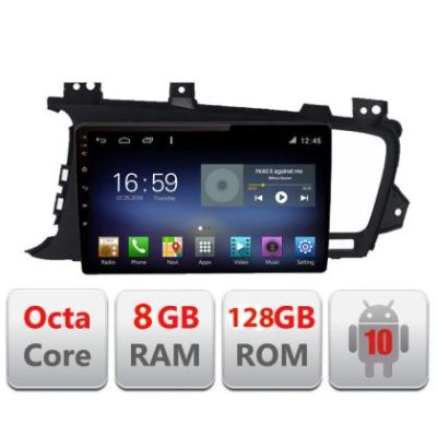 Navigatie KIA OPTIMA 2011-2013 F-091 Octa Core cu Android Radio Bluetooth Internet GPS WIFI DSP 8+128GB 4G