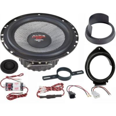 KIT Sistem component Dedicat Opel Astra K EVO2 x-fit  6.5" 165mm 110W pe 2 căi Crossover plug'n'play  Audio System German Sound