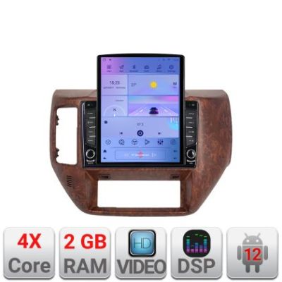 Navigatie Nissan Patrol Android radio gps internet quad core 2+32GB ecran vertical 9.7" Kit-patrol+EDT-E708