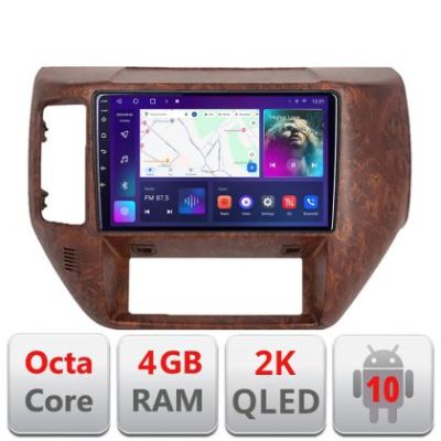 Navigatie Nissan Patrol Android Octa Core Ecran 2K QLED GPS 4G 4+32GB 360 KIT-patrol+EDT-E409-2K