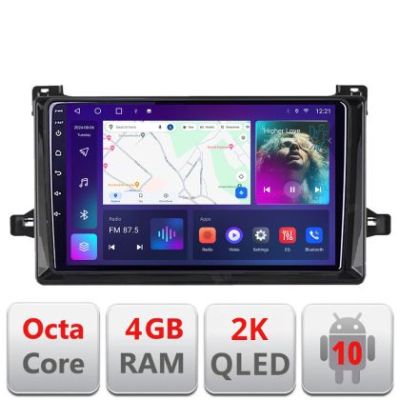 Navigatie Toyota Prius 2015- C-TY50 Android Octa Core Ecran 2K QLED GPS 4G 4+32GB 360 KIT-TY50+EDT-E409-2K