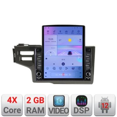 Navigatie Honda Fit 2014-2019 Android radio gps internet quad core 2+32 ecran vertical 9.7" Kit-fit-14+EDT-E708