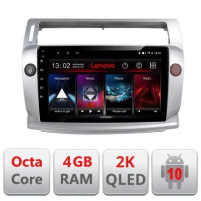 Navigatie Citroen C4 L-088, Octacore, 4Gb RAM, 64Gb Hdd, 4G, QLED 2K, DSP, Carplay, Bluetooth