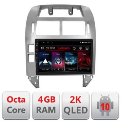 Navigatie VW Polo 2004-2011, Octacore Qualcomm, 4Gb RAM, 64Gb Hdd, 4G, Qled 2K, DSP, Carplay, Bluetooth KIT-polo+EDT-E509v2-2K