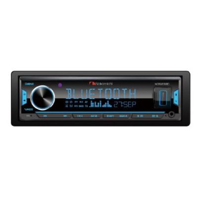 Receiver Nakamichi 1DIN cu USB si bluetooth DSP Multi-Color 4X50W max 3 preout 2V App control (Android, IOS)