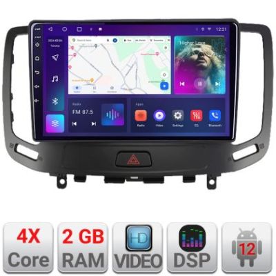 Navigatie Infiniti G35 G37 2006-2013 Android radio gps internet 2+32 KIT-G25+EDT-E209