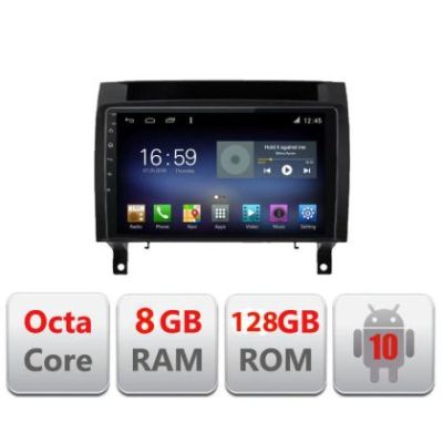 Navigatie Mercedes SLK 2004-2011 F-slk Octa Core cu Android Radio Bluetooth Internet GPS WIFI DSP 8+128GB 4G