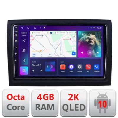 Navigatie Fiat ducato 2006- C-ducato Android Octa Core Ecran 2K QLED GPS 4G 4+32GB 360 KIT-ducato+EDT-E409-2K v1