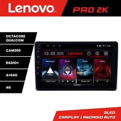 Navigatie Audi A4 B6 Quad Core Lenovo Kit-050 8 core QLED 2K 4+64 360 Android Waze USB Navigatie Internet Youtube Radio v1