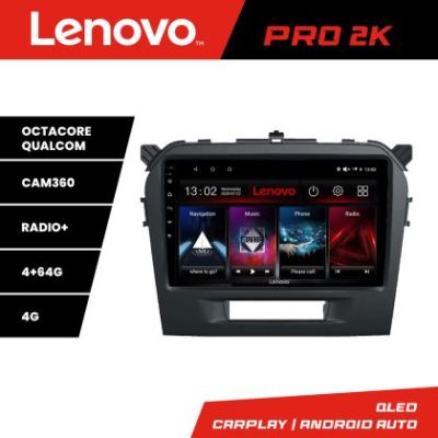 Navigatie Suzuki Grand Vitara 2016- Lenovo Kit-2265 cu Android Internet Radio GPS Bluetooth USB