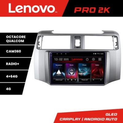 Navigatie Toyota 4runner 2009-2019 Android radio gps internet 8 core QLED 2K 4+64 360 Lenovo