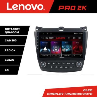 Navigatie Honda Accord 2004-2008 Lenovo Kit-ACCORD cu Android Radio Bluetooth Internet 8 core QLED 2K 4+64 360