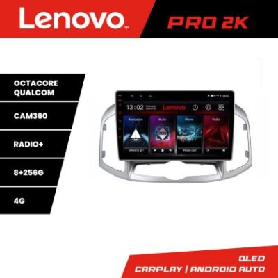 Sistem Multimedia MP5 Chevrolet Captiva 2012-2018 Manual Lenovo Kit-109 8 core QLED 2K 8+256 360 Android Waze USB Navigatie Internet Youtube Radio