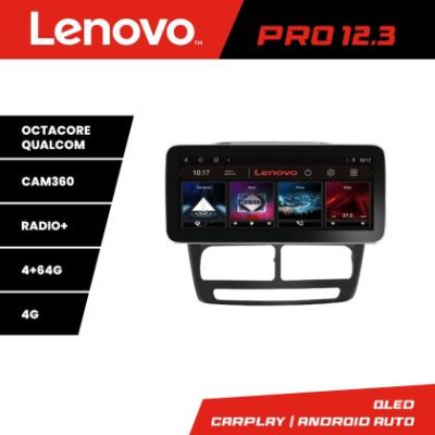 Navigatie Fiat Doblo 2010-2017 si Opel Combo 2010-2017  Lenovo PRO 4+64 12.3 inch qled android 4G DSP gps internet  Kit-DOBLO10