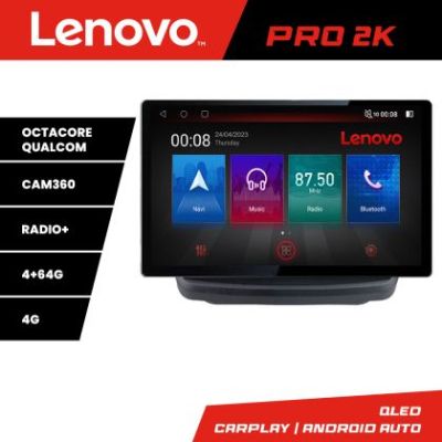 Navigatie Hyundai Genesis Lenovo PRO 4+64 2K 13 inch qled android 4G DSP gps internet  Kit-GENESYS