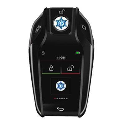 Cheie smart BMW G style cu touchscreen keyless entry argintiu 800